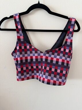 Free People FP Movement Ashford Square Neck Sport Top Size Small GUC